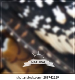 Vector blurred natural background -  plumage
