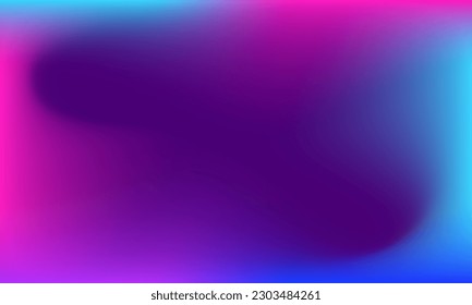 Vector Blurred Neon Gradient Background. Colorful Vivid backdrop for Banner, Poster, Clubs design