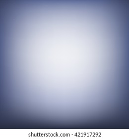 Vector blurred pale blue background. Dark edges. Square backdrop. Gradient. Abstract fond. Colorless. Photo filter. Grey.