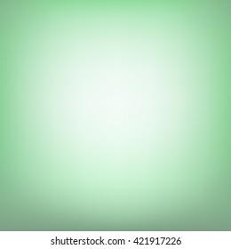 Vector blurred pale green background. Dark edges. Square backdrop. Gradient. Abstract fond. Colorless. Photo filter. Lime.