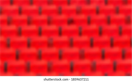 Vector blurred red chairs of the theater 