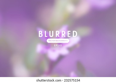 Vector blurred retro unfocused photographic background