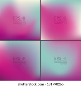 Vector blurred, smooth backgrounds.