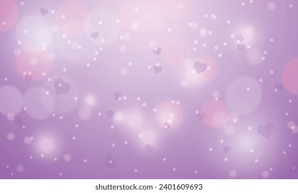 El diseño de fondo del día de San Valentín difuminado por vectores.