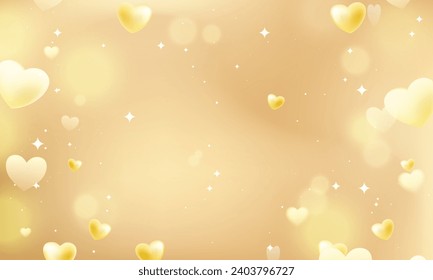 El diseño de fondo del día de San Valentín difuminado por vectores.