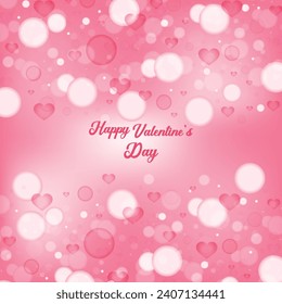 Vector blurred valentine's day background design