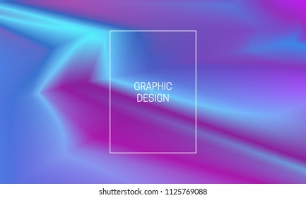 Vector blurred vibrant background. Gradient cover design. Purple pink blue blended backdrop.