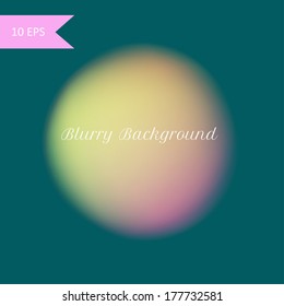 vector blurry background with watercolor bokeh effect 