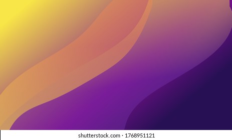 El fondo de la web de color oscuro vectorial. Colores violeta, rosa y amarillo.