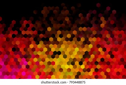 Vector blurry hexagon background design. Geometric background in Origami style with gradient. 