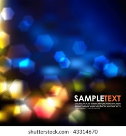Vector Blurry Light