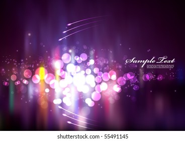 Vector Blurry Lights