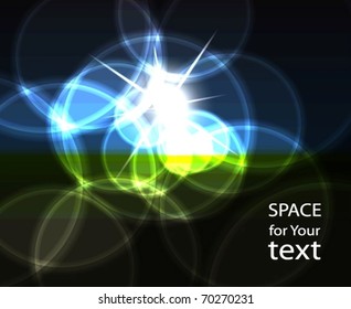 vector blurry lights