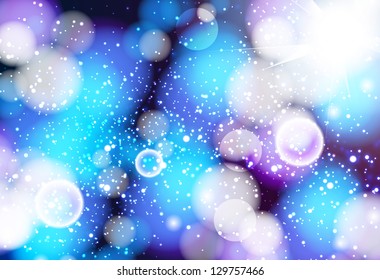 Vector Blurry Lights, easy color editable