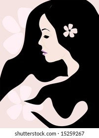 Vector Blush Beauty is hand drawn original artwork.