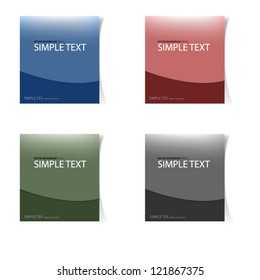 Vector board billboard background box information for text design