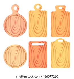 vector of board cooking wood