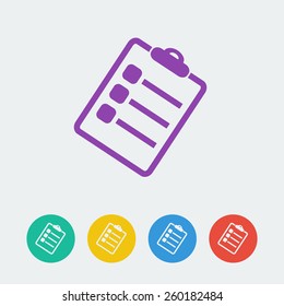 Vector board for paper. File format eps 10
