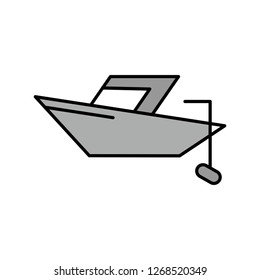 Vector boat icon

