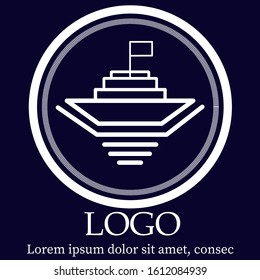 Vector Boat logo icon company