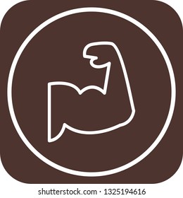 Vector Body Building Icon