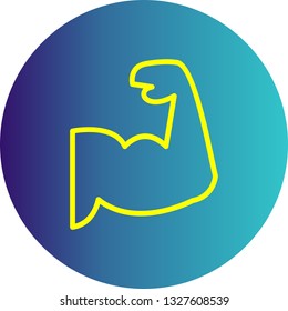 Vector Body Building Icon