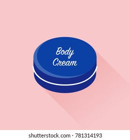 vector body cream, moisturizing lotion bottles set / emollient for dry skin / skincare products / isolated, sign and icon template