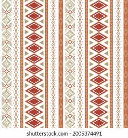 Vector boho seamless pattern. Geometric background in ethnic style for textile, wrap paper and wallpaper