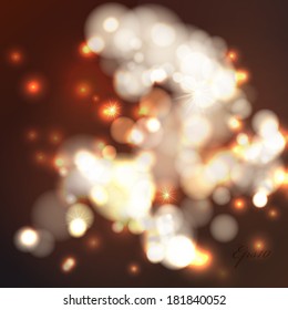 Vector Bokeh background
