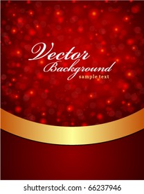 Vector bokeh card