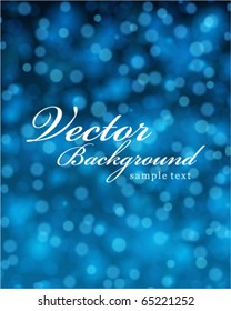 Vector bokeh light background