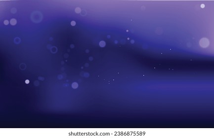Vector bokeh lights effect on dark background.