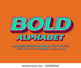 Retro Vintage 3d Vector Lettering 80s Stock Vector (Royalty Free ...