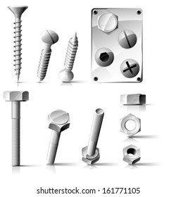 Vector bolts, nuts & screws