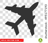Vector Bomber EPS vector pictograph. Illustration style is flat iconic gray symbol on a transparent background.