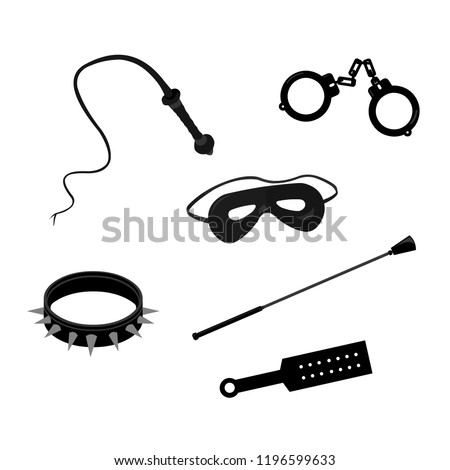 Vector Bondage Icon Set Illustration