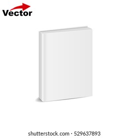 vector book blank cover