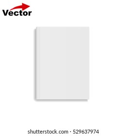 vector book blank cover