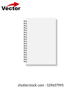 vector book blank cover
