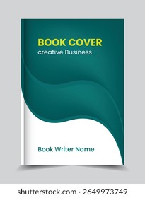 Portada de libro de Vector y Plantilla de diseño de informe anual 