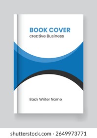 Vector book cover and annual report design template 