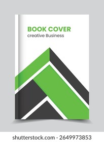 Vector book cover and annual report design template 