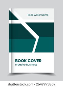 Portada de libro de Vector y Plantilla de diseño de informe anual 