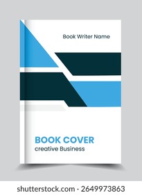 Vector book cover and annual report design template 