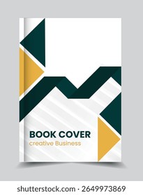 Portada de libro de Vector y Plantilla de diseño de informe anual 