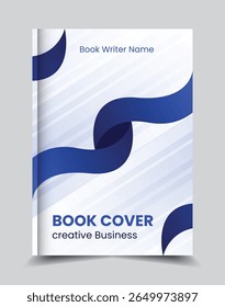 Modelo de capa de livro vetorial e de relatório anual 