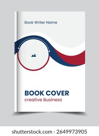 Portada de libro de Vector y Plantilla de diseño de informe anual 