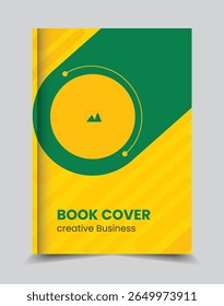 Portada de libro de Vector y Plantilla de diseño de informe anual 