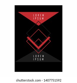 Vector Book Cover with classic design