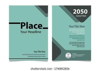 Vector Buchdeckeldesign Vorlage. Einfache Anpassung an Broschüre, Geschäftsbericht, Poster, Corporate Präsentation, Flyer und Banner. Bearbeitbare Datei in EPS.10
